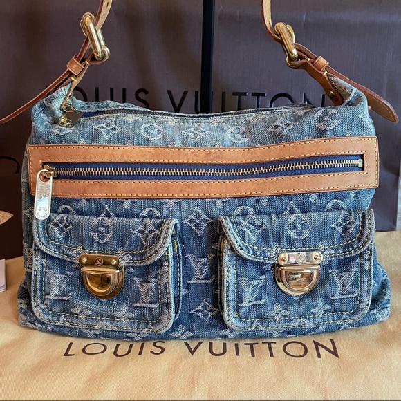 Louis Vuitton Handbags - Louis Vuitton Baggy PM Blue Monogram Denim Crossbody